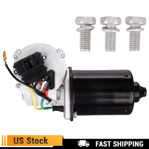 Front Wiper Motor for 1997-1999 Dodge Ram 1500/2500/3500, 4-Pin, without Washer Pump Replaces 85-3000, 55076549AC, 40-3000