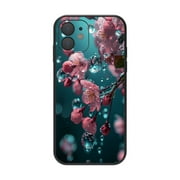 Red Whisp Floral Phone Case for iPhone 14Pro