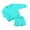 Blue, variant on Esaierr Baby Boys Girl Solid Color Outfit Kids Sweatsuit Set Boys Girls Crewneck Sweatshirt Pants Set Fall Winter Clothes for Toddler 1-14Y
