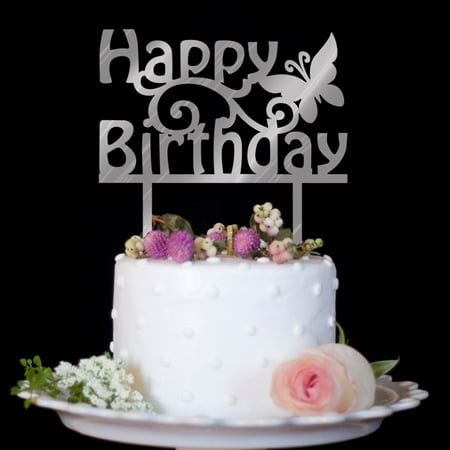New Birthday Cake Topper Insert Card 2018 Graduation Acrylic Cake