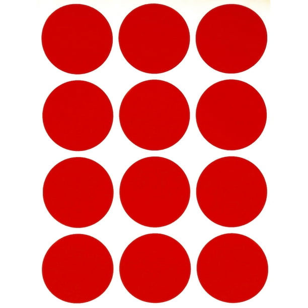 Red Sticker Dots Labels for Moving Boxes 1.5 inch 38mm 60 Pack by