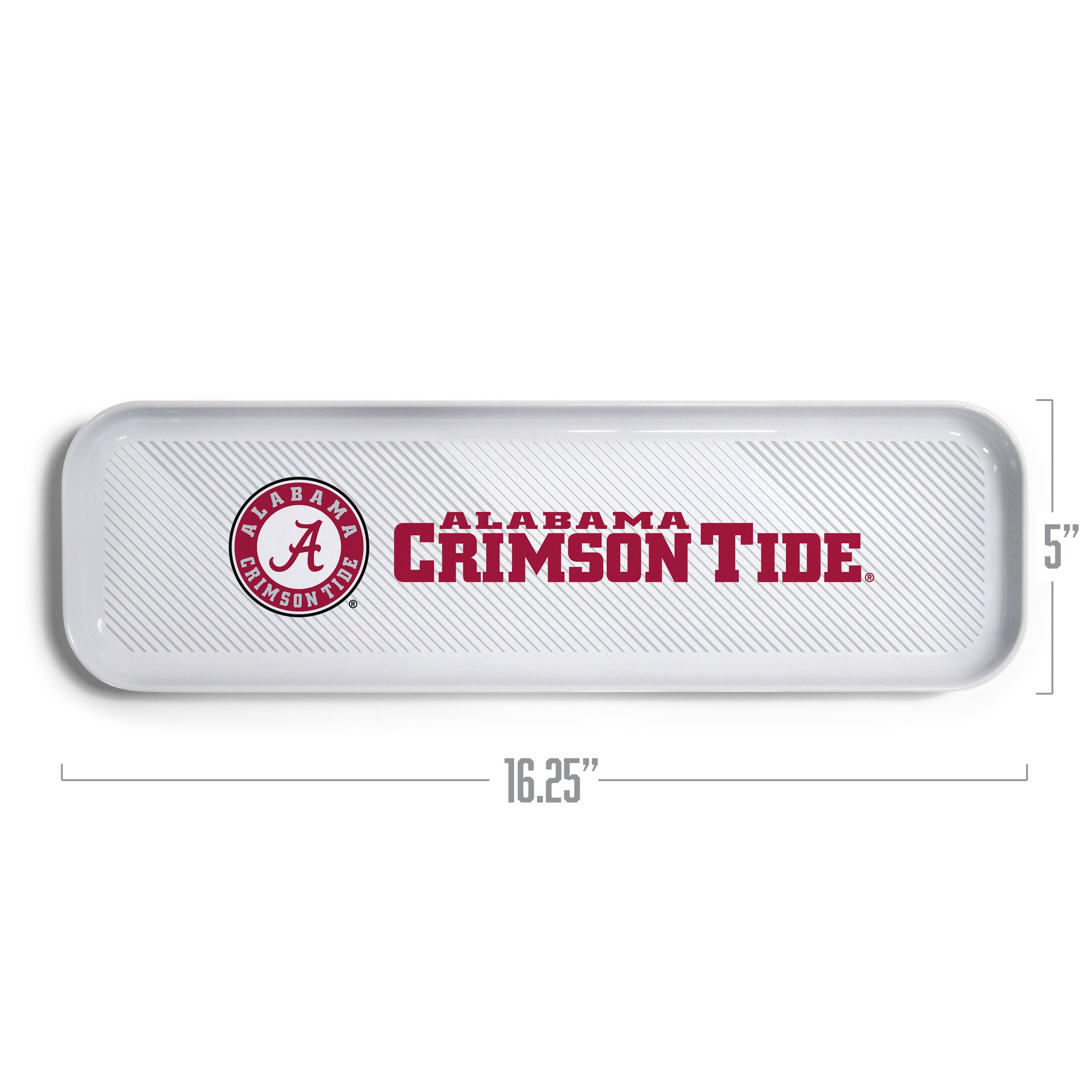 YouTheFan NCAA Alabama Crimson Tide Small Snack Platter