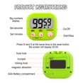 thumbnail image 5 of ZOUYUE 1 PACK Kitchen Timer for Cooking (Battery Included), Magnetic Digital Timers Loud Alarm Kitchen Timers for Cooking, Upgrade Silent Classroom Timer for Kids, Back Stand for Visual Timer(Green), 5 of 7