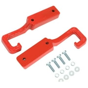 Teledu Red Forged Steel Tow Hooks For 15-22 Jeep Grand Cherokee WK2 w/ Screws Durable