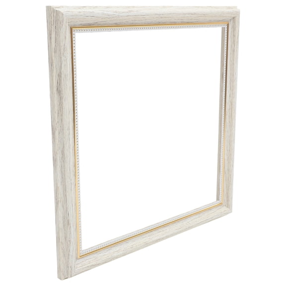 NIAIZEK White Retro Resin Floater Frame for Canvas Wall Art, Photo Display, Home Decoration - 1 Piece