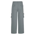 thumbnail image 3 of Men Cargo Pants Loose Fit Straight Flex Sweatpants Athletic Lightweight Hiking Pant Multi Pockets Casual Joggers, 3 of 4