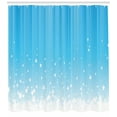 thumbnail image 3 of Ambesonne Abstract Shower Curtain, Star Vibrant Celestial, 69"Wx70"L, Sky Blue White, 3 of 3