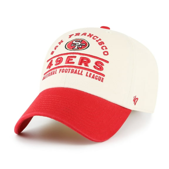Men's '47 Natural San Francisco 49ers Windham Clean Up Adjustable Hat