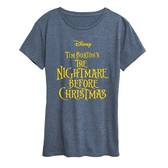 The Nightmare Before Christmas - Logo Short Sleeve Graphic T-Shirt
