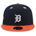 thumbnail image 2 of Men's New Era Navy/Orange  Detroit Tigers 2025 MLB All-Star Game Side Patch 59FIFTY Fitted Hat, 2 of 5