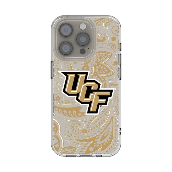 UCF Knights iPhone Paisley Design Clear Case