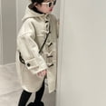 thumbnail image 5 of MXIEZI Toddler Kids Boys Girls Solid Wool Toggle Coat Jacket Winter Hooded Thicken Outwear 2-11Y, 5 of 8