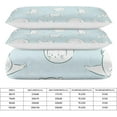 thumbnail image 2 of HAHDAXIA Cat Cute Pattern Bedding Solid Comforter Set for All Seasons,3 Pieces(1 Comforter+2 Pillowcases),Soft Microfiber Bedding Set Queen(90"x90"), 2 of 7