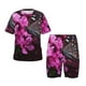 thumbnail image 1 of Fotbe Pink Blossoms Butterfly Pijama Estampada de 2 Piezas para Niños – Ropa de Dormir de Manga Corta Cómoda para Niños y Niñas, Camiseta y Shorts de Algodón-X-Large, 1 of 6