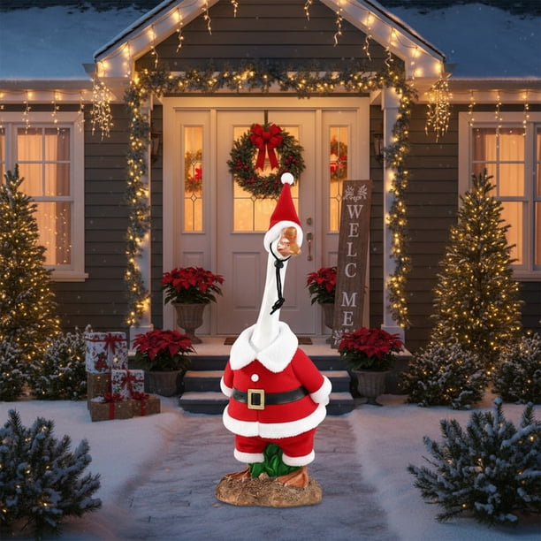 Disfraz Navideño para Perros Pequeños y Medianos: Disfraz Rojo de Papá Noel con Cierre de Velcro, Poliéster Resistente a La Intemperie para Fotos Navideñas y Decoración de Porches.