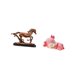 thumbnail image 5 of Elegante escultura de ciervo a caballo, figura decorativa coleccionable para escritorio o mesa, ideal para decorar la sala de estar, la cocina,, 5 of 8