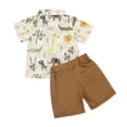 thumbnail image 4 of YTDSCS Toddler Baby Boys Girls 2Pcs Print Shirt Set 2M-5Y Kids Summer Gentleman Clothes Tops Shorts Set Baby Clothes Outfits, 4 of 9