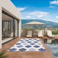 thumbnail image 2 of Grey Purple Moroccan Outdoor Rug 5x8 Ft, Non Slip Washable Area Rug, Retro Bohemia Geometric Pattern Patio Rugs Carpet Runner, Large Floor Mat for Indoor/Outdoor Deck Porch Camping, 2 of 8