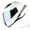 Tinted Visor Glossy White, variant on 1Storm Motorcycle Full Face Helmet Men and Women DOT Approved with one Extra Clear Shield: KT828 Matt Black