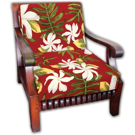 Generic Hawaiian Koa Cushion Seat Cover 5 Pair Sets In Tiare Flower Generic Hawaiian Koa Cushion Seat Cover 5 Pair Sets In Tiare Flower Design Durable Canvas Fabric
