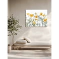 thumbnail image 5 of Yellow Spring Floral Wall Art for Living Room,Canvas Picture Wall Decor for Bathroom Bedroom,Watercolor Summer Botanical Painting Artwork for Office Kitchen Hallway Dining Room Home Decor 24"x32", 5 of 8