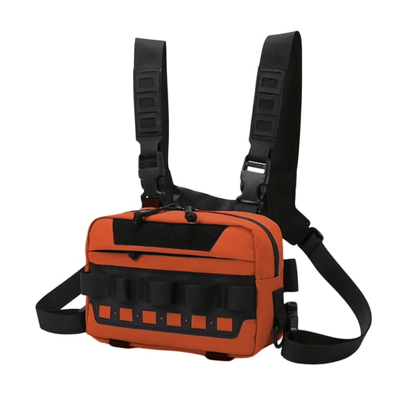 Comfortable Adjustable Fishing Vest Fishing Chest Pack Fishing Tackle Backpack Fishing Equipment Enduring