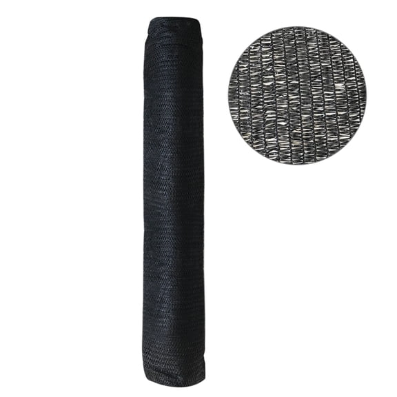 Agfabric 50% Sunblock Shade Cloth 12x16ft Black -Cut Edge with Free clips for Plant Cover Greenhouse,Barn,Kennel, Pool, Pergola or Carport