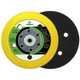 thumbnail image 1 of Karebac 5115 Almohadilla de lijado de respaldo con gancho y bucle de 5" x 5 orificios x 3/4" de espesor 5/16"-24 rosca externa (1 paquete) Amarillo, 1 of 1