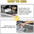 thumbnail image 4 of Eco Dishwasher Detergent Sheets Up To 160 Loads, Citrus Lemon Scent Plastic Free Dishwashing Soap Strips With High Efficient Solid Enzyme, Leaving Dishes Sparkling Clean, 4 of 4