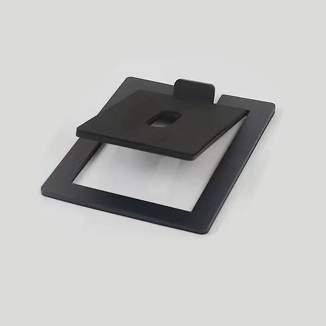 Soporte de altavoz para escritorio, soporte para altavoz de PC, mejora la experiencia auditiva, soporte de altavoz para ordenador de acero resistente Negro