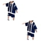 thumbnail image 4 of Guardurnaity Traje de rayas para niños Deportes Elegante Moda Colorida Cremallera Suelta Lavable Fotografía Jersey Camisa corta 140 CM 140 CM 2piezas, 4 of 6