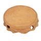 thumbnail image 1 of Base de madera redonda multifuncional Talla retro Elegante base de tetera de madera para decoración del hogar Regalo10x2.5cm, 1 of 9