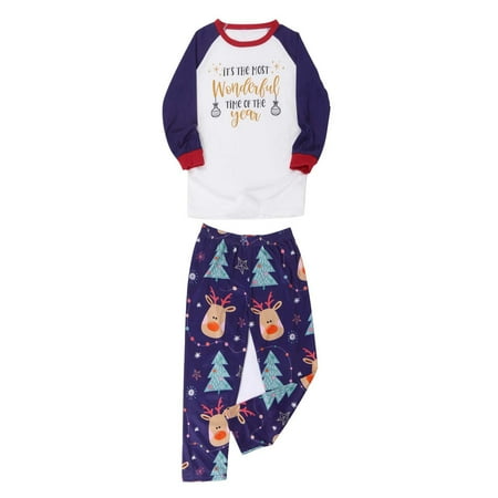 

Matching Family Pajamas Sets Christmas Pjs Long Sleeve Cute Graphic Printed Tops and Pants Holiday clothes Loungewear