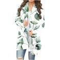 thumbnail image 1 of Cardigan à Manches Longues pour Femmes, Cardigan à Manches Longues Imprimé floral à la Mode, Veste en Liquidation, 1 of 6
