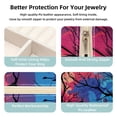 thumbnail image 3 of Tree Travel Portable Square Jewelry Organizer Box - Earring Holder, Ring, Necklace, Bracelet Storage - Suitable for Girls and Women - Jewelry Stand, Jewelry Boxes, 3 of 6