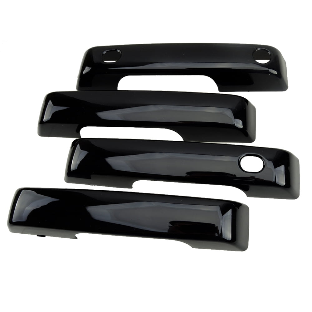Phyun Piano Black Accessories Exterior Door Handle Decorate Cover Trim for Ford F150 2021-2022