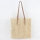 thumbnail image 1 of Zhuge Bolso de hombro tejido para mujer, bolso de mano tejido, bolso de mano tejido elegante para playa de verano, bolsos de hombro de 15,35 x 0,78 x 15,35 pulgadas (beige), 1 of 4