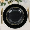 thumbnail image 3 of BalsaCircle 10 Round 8" Disposable Salad Dinner Plastic Plates Embossed Scalloped Trim Party Events Tableware, 3 of 8