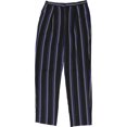 thumbnail image 1 of Tahari Pantalones casuales abigarrados para mujer, negro, 2, 1 of 2