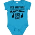 thumbnail image 3 of Inktastic New Hampshire Awesome Since 1788 Boys or Girls Baby Bodysuit, 3 of 5