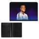thumbnail image 2 of Kylian Mbappé Porta Pasaporte y Cartera de Viaje Premium de Cuero PU, Funda de Pasaporte Bloqueo RFID con Ranuras para Tarjetas de Crédito, Estuche para Libro de Pasaporte para Familia 10cm × 15cm, 2 of 6