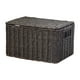 thumbnail image 1 of Caja de almacenamiento con tapa, cesta organizadora de artículos diversos para armario, dormitorio y hogar. SG, 1 of 9