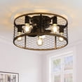 thumbnail image 2 of Tower Fan 20 Inch Indoor Caged Ceiling Fan with Light Remote Control LED Bulb Ceiling Fan,Box Fan, 2 of 8