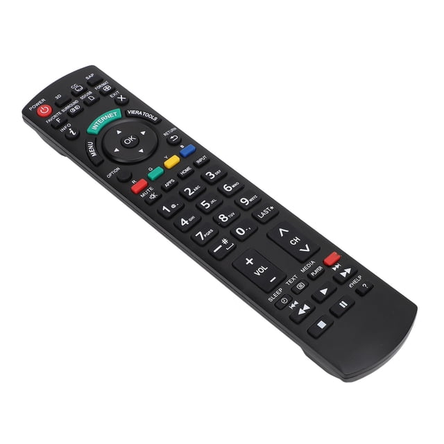 TV Remote Control, High Sensitivity TV Controller Replacement Wearproof Comfortable Hold for NETFLIX 3D TV N2QAYB000485