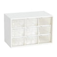 thumbnail image 1 of HEVIRGO Storage Box High Capacity Dust-proof Transparent 9 Drawers Storage Cabinet Organiser for Bedroom, 1 of 11