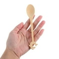 thumbnail image 5 of OULII 6Pcs Bamboo Rice Spoons Khaki for Sugar Dispensing Dining Everyday Meals, 5 of 7