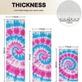 thumbnail image 4 of Pink Blue Tie Dye Spiral Kitchen Rugs Sets Of 3,Kitchen Runner Rugs Non Skid Washable,Decorative Kitchen Floor Mats for Kitchen,Sink,Laundry,17"x30"+ 17"x47" + 17"x59", 4 of 6