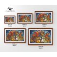 thumbnail image 2 of Feuilles et Fleurs Colorées - Kit de Peinture Diamant Premium Exclusif, 2 of 7