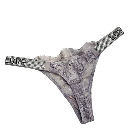 

RPVATI Women s T-Back Solid Panties Sexy Low Waist Underwear Breathable G-String Thong