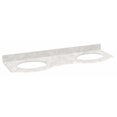 thumbnail image 1 of 61.8-in. W  23.8-in. D Stone Top In Beige Color For 1 Hole Faucet AI-18338, 1 of 3